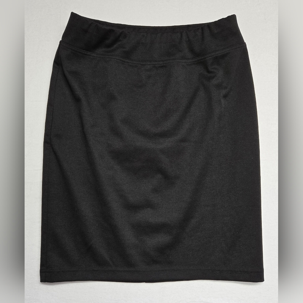 Style & Co Stretch S Black Skirt Office Business Work Elastic Waist